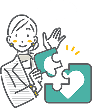 細やかな求職者サポート